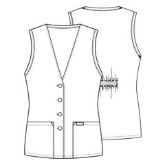 Button Front Vest